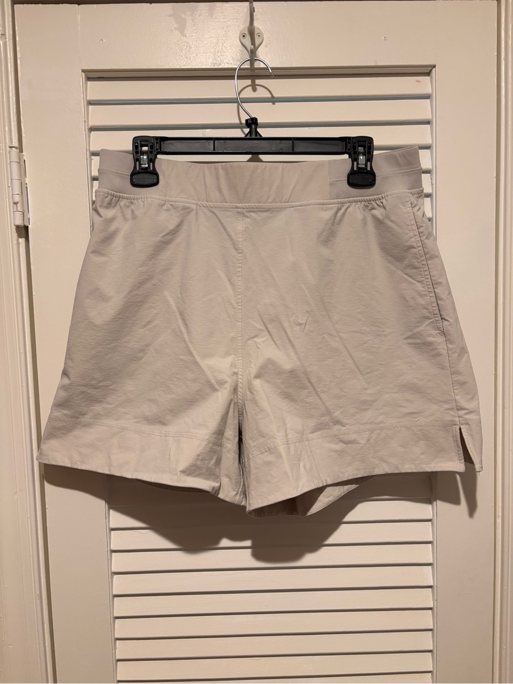 CRZ YOGA High-Waist Casual Shorts - Light Beige